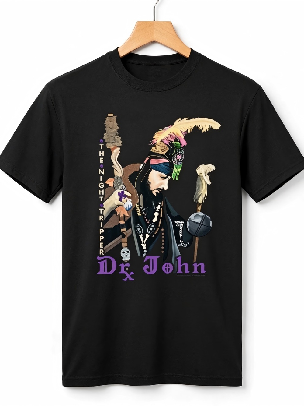 Dr. John Night Tripper T-Shirt Austin Walker Graphics Womens Mens T-shirt Unisex